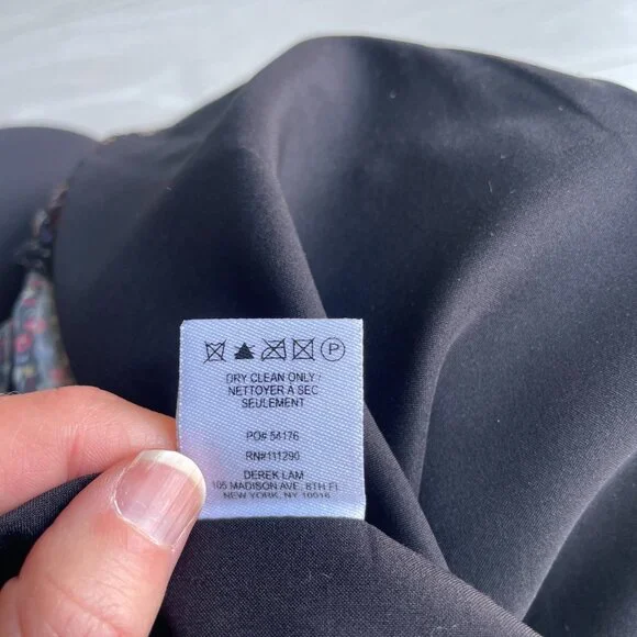 Derek Lam 10 Crosby Floral Long Sleeve Shift Dress - Picture 9 of 9